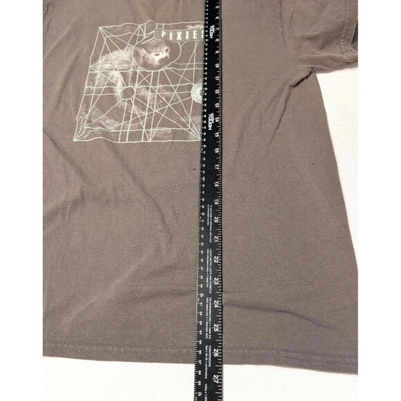 Late 2010s Pixies Doolittle Monkey Grid T-Shirt, M Brown - Picture 5 of 6